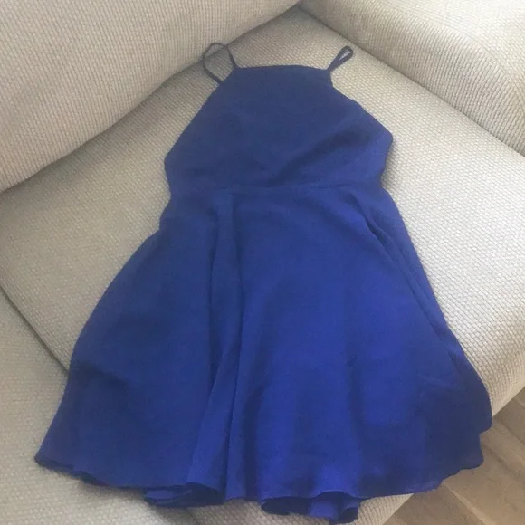 navy blue dress for baby girl Colleen Allen Backless Sleeveless Jersey Dress In Black main image 0